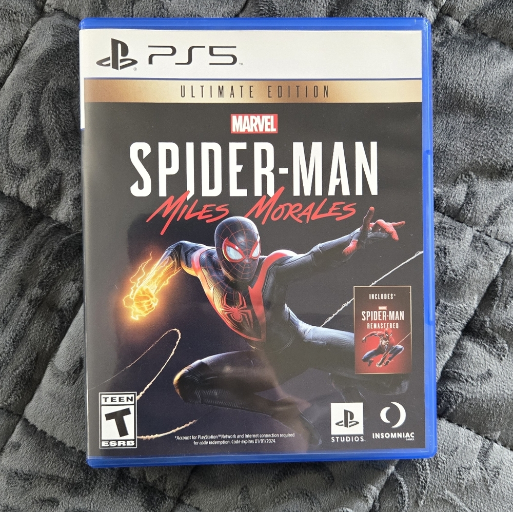PS5 Spider Man Ultimate Edition Disc